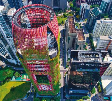 Hôtel Oasia : nature et design à Singapour
