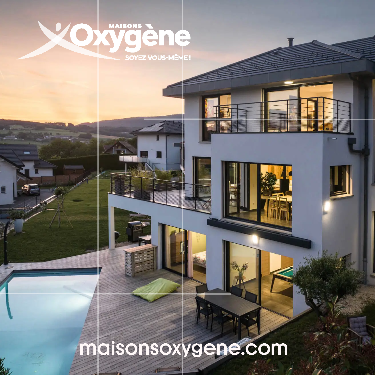 Publicité Maisons Oxygène