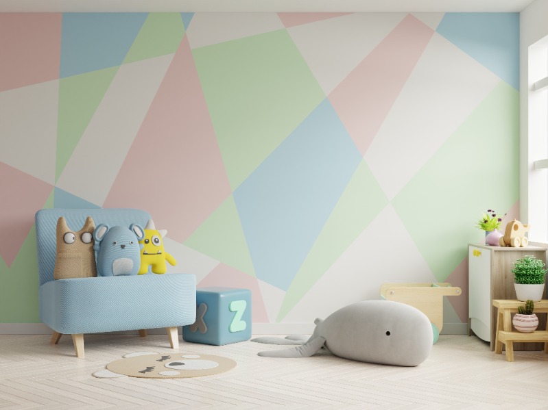 4 raisons d’utiliser du papier peint dans la chambre du bébé