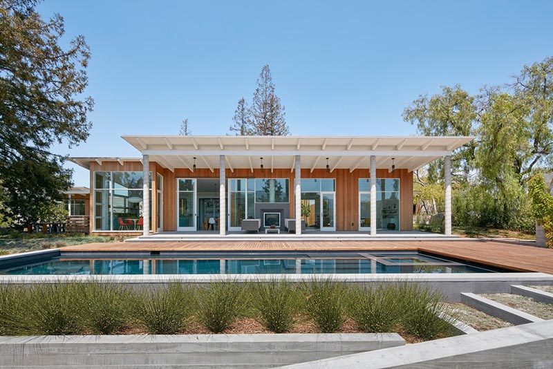 Un ranch moderne et durable en Californie