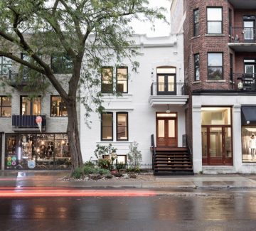 À Montréal, une maison aux contrastes saisissants