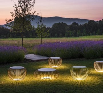 Les luminaires Leds au secours de nos jardins