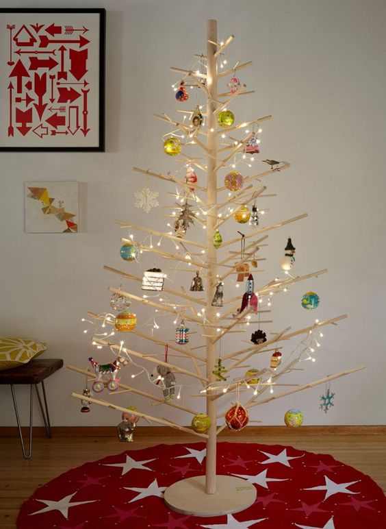 Sapin de Noël en bois