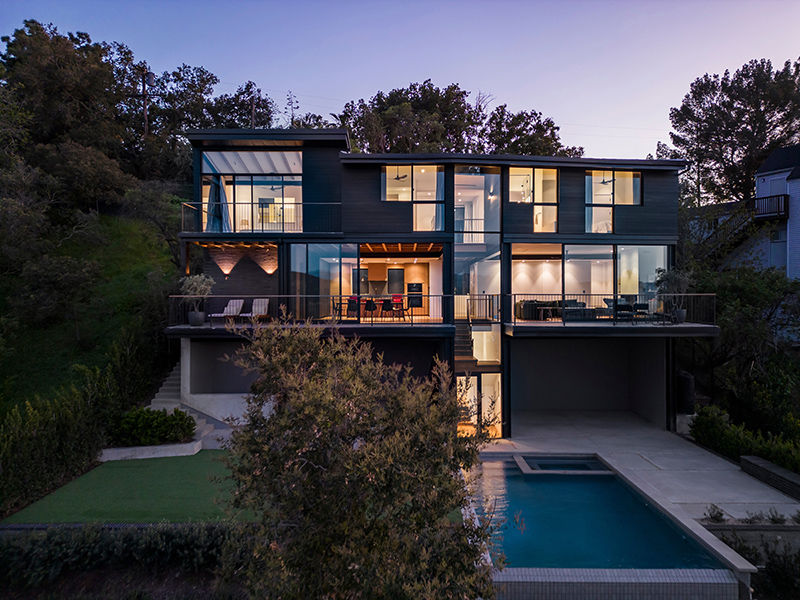 La T House : une résidence perchée au sommet des collines d’Hollywood