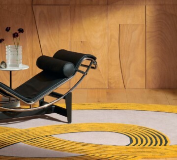 Le tapis : motif chic, couleur choc