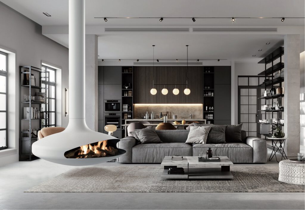 Poêles et cheminées, le design en fusion