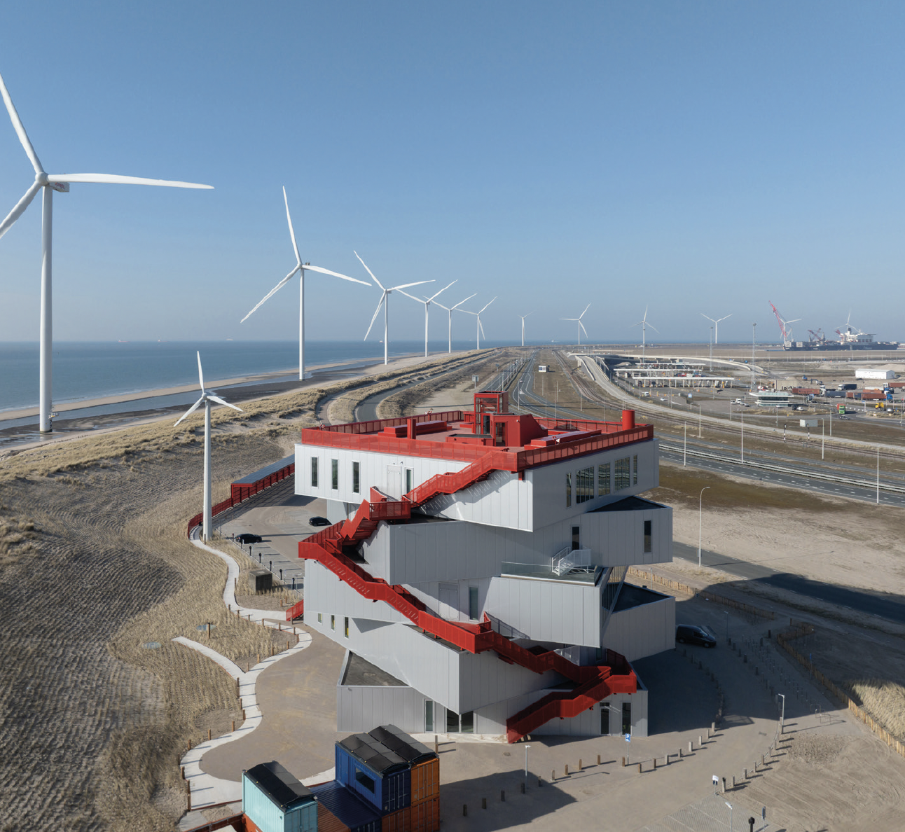Portlantis : Phare architectural sur le port de Rotterdam