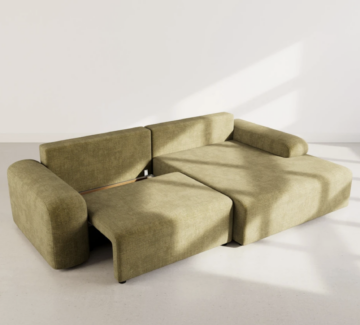 Canapé modulable vert kaki