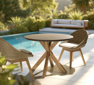 mobilier en bois massif
