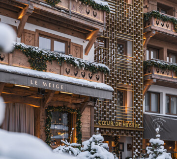 Coeur de Megève : un nid contemporain au pied du Mont-Blanc