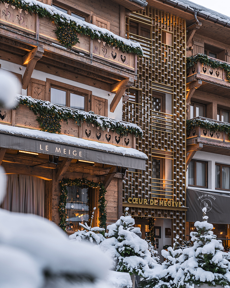 Coeur de Megève : un nid contemporain au pied du Mont-Blanc