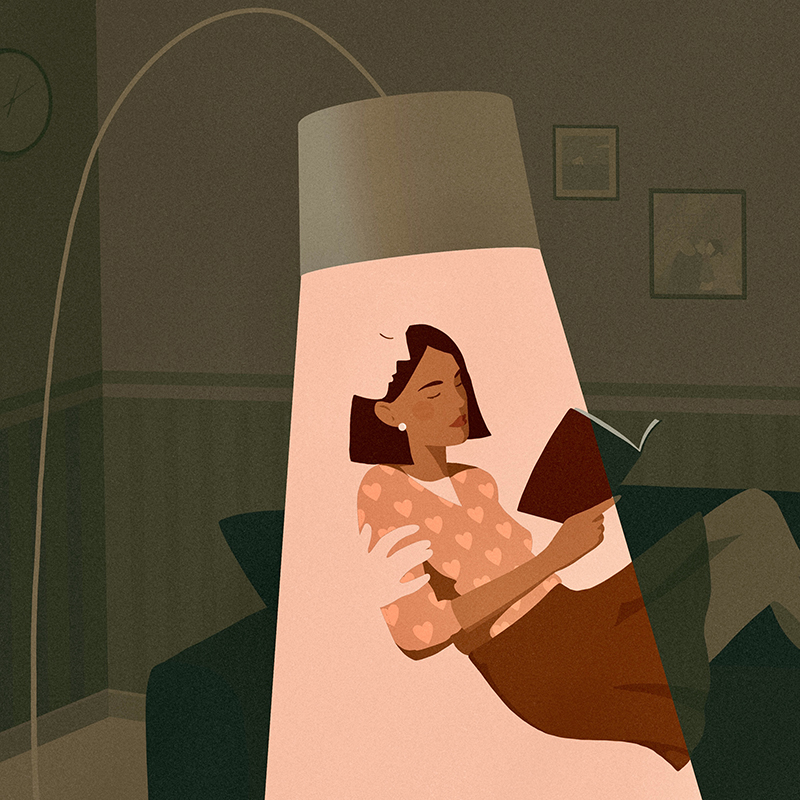 Les illustrations d’Alessandra Bruni pour « What’s in a lamp ? »