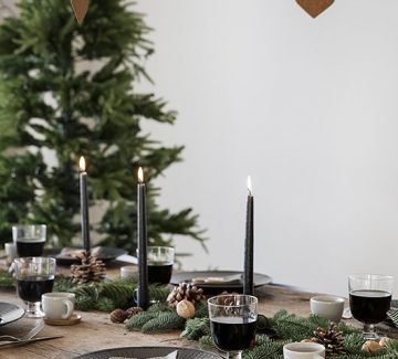 DIY décoration de table de Noël