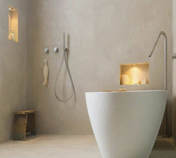 Le béton ciré : la tendance déco pour une salle de bain moderne