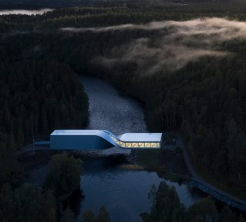 Musée torsadé en Norvège