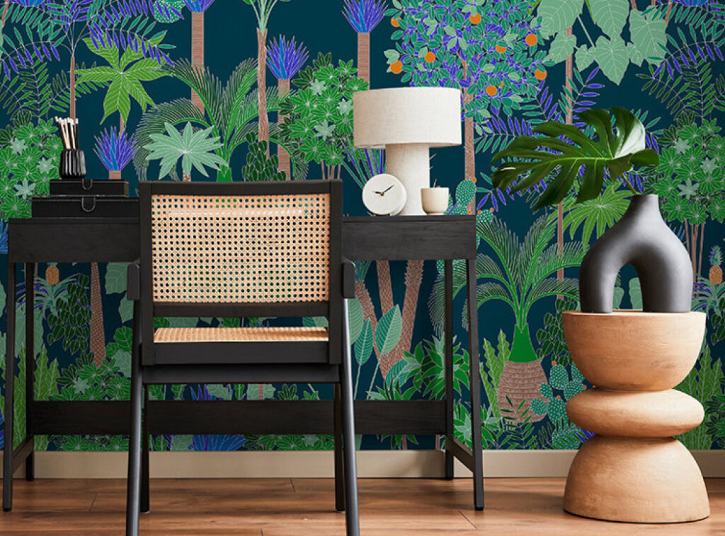 Idées de papier peint tendance pour un salon moderne !