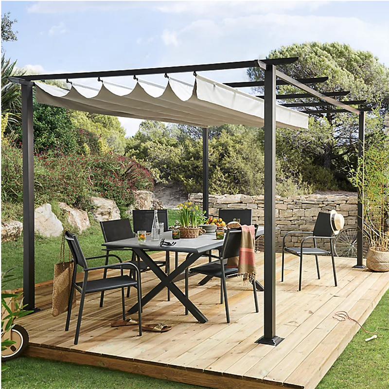 Pergola Aluminium de Jardin pour Plantes Grimpantes – Pots de Fleurs and Co