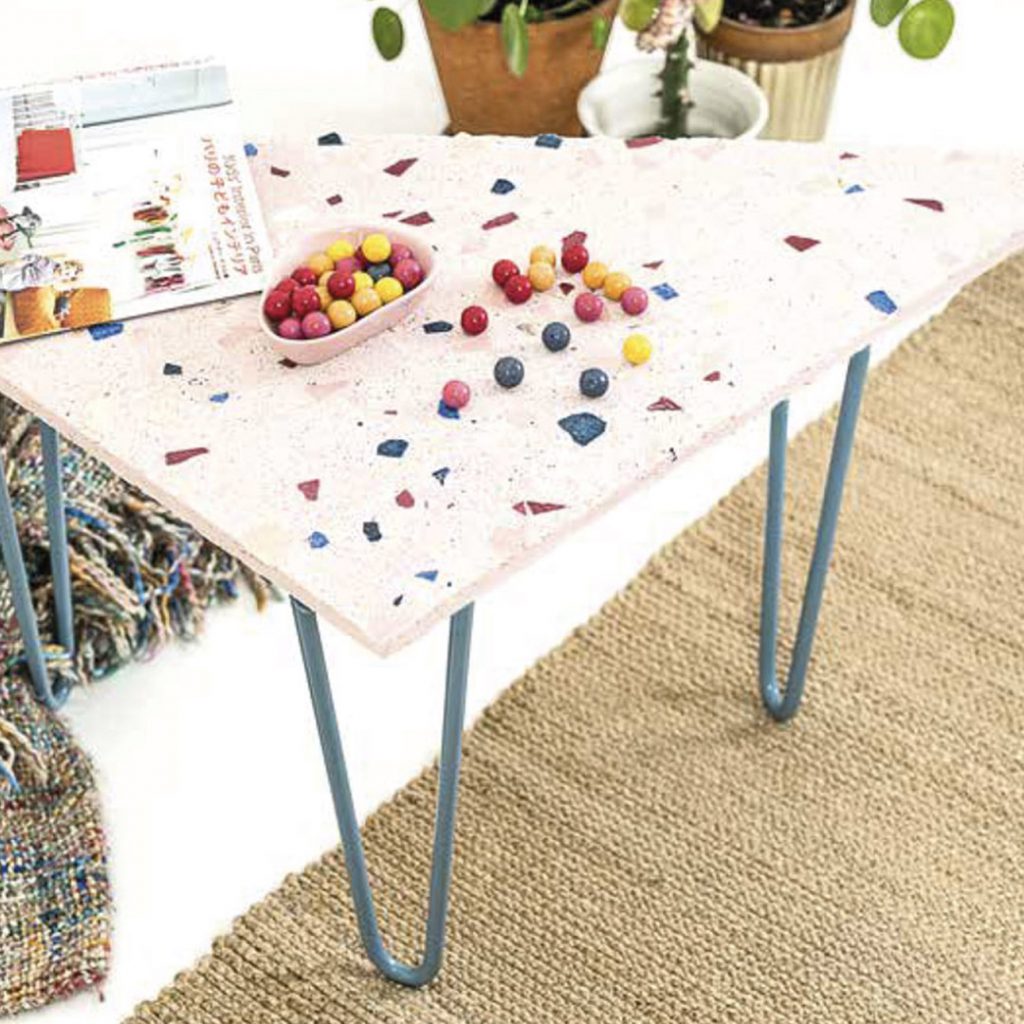 Table basse terrazzo