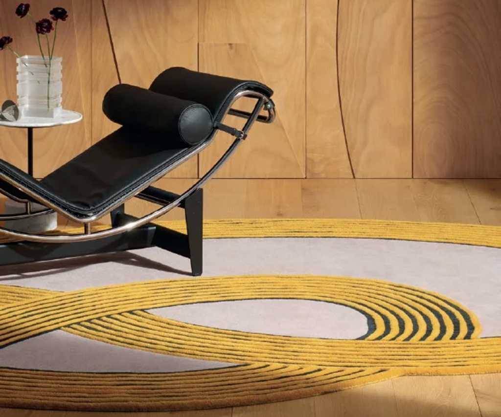 Le tapis : motif chic, couleur choc